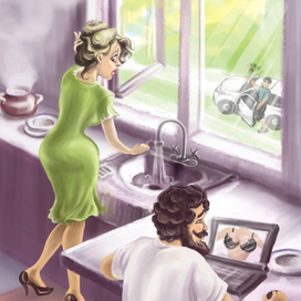 Миниатюра на кухне