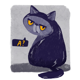 Кот "А?"