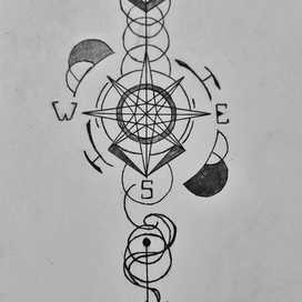 эскиз для тату