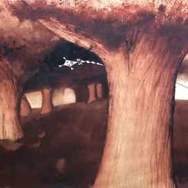 На закате /Надя на веласе/