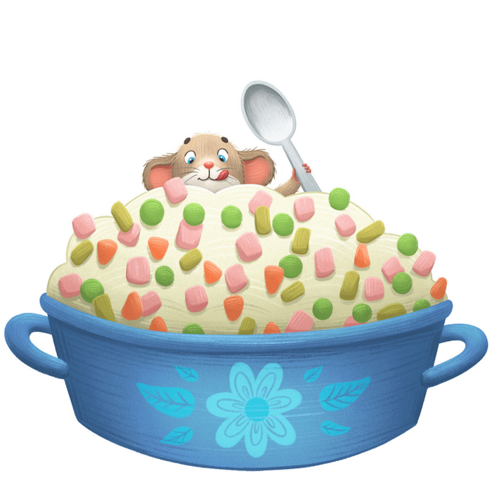 Новогодняя классика - тазик Оливье