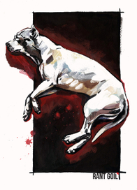 серия работ "Аргентинский дог"