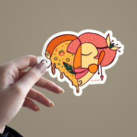 стикер для пиццерии