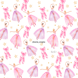 Принт балерины