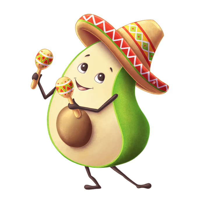 Персонаж авокадо