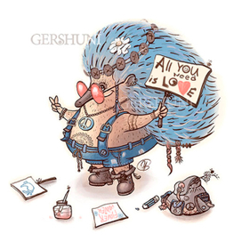 Персонаж хиппи