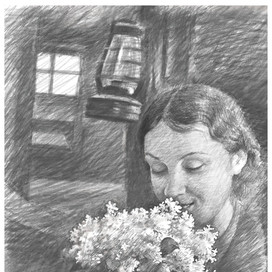 Рисунок в книгу