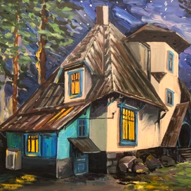 Время света луны и фонарного света