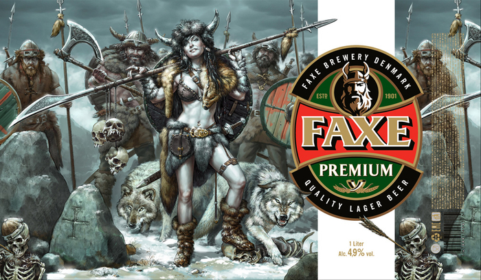 «VIKING'S BEST FRIEND (warrior)» для пива FAXE (лимитированная серия)