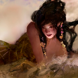 Иллюстрация девушки в одежде