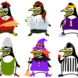 Penguin stikers