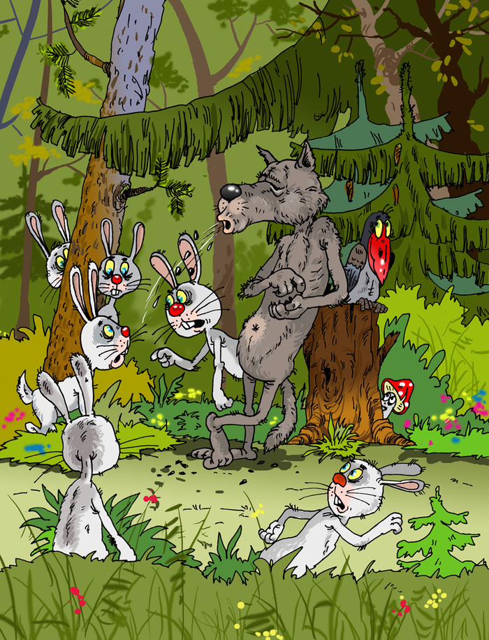 Сказка " Привередливый заяц"