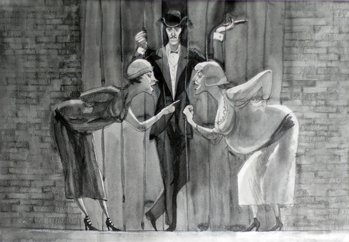 Дженни и Поли выясняют отношения