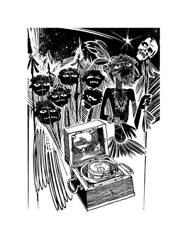 "Проблема возврата" Дж.Г. Баллард, иллюстрации к рассказам, 2016 г.