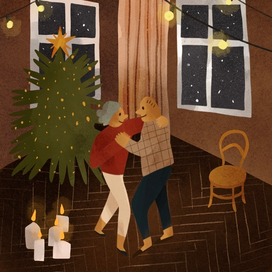 Иллюстрация для открытки