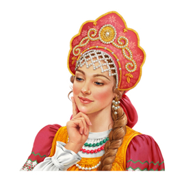 Девушка в кокошнике