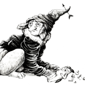 Памагитя! Он обожрался!