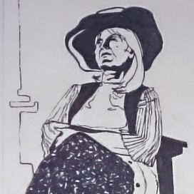 Дама в шляпе