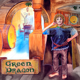 Иллюстрация к книге "Властелин Колец"