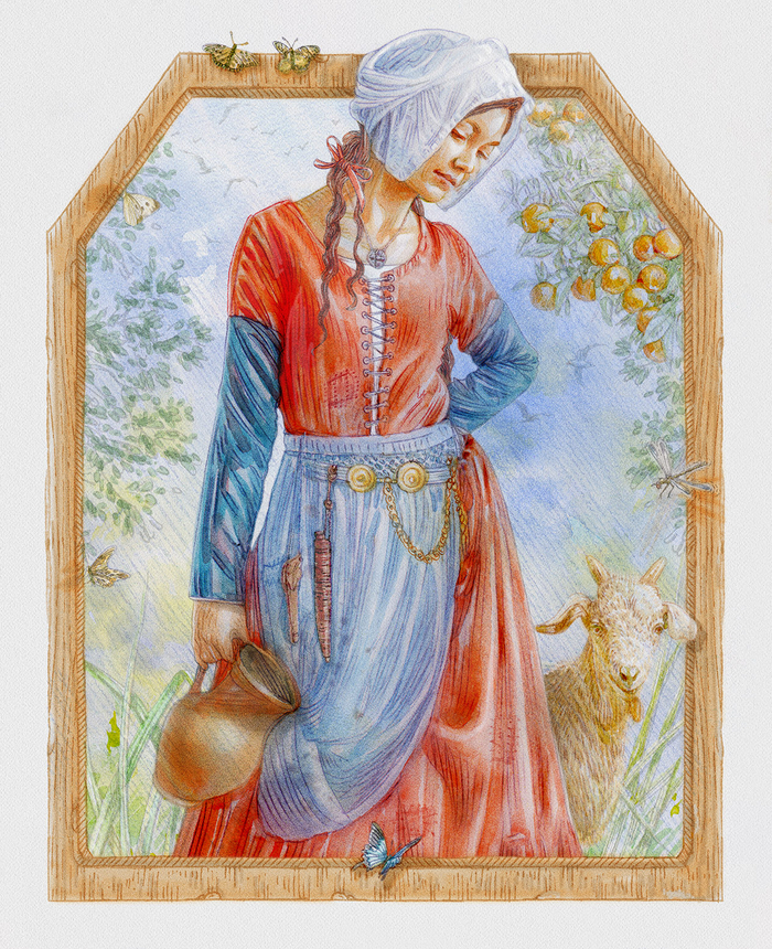 Эскиз полосной иллюстрации