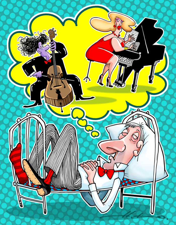 Про храп. Рассказ. Иллюстрация