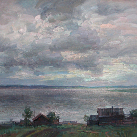 Бурный день. Озеро Неро.