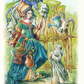 Великанша и волшебник. "Путешествие Нильса с дикими гусями".