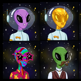 NFT - коллекция НЛО