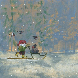 Иллюстрация 1 к сказке " Маленькая Рождественская история"