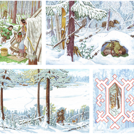 Медвежья трава + Форзац + Обложка.