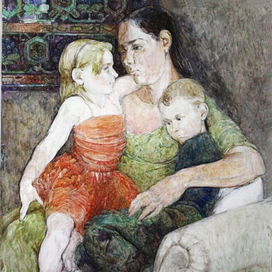 Оля и дети