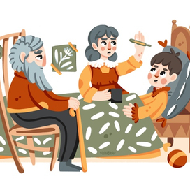 Книжная иллюстрация | Сказка «Бузинная матушка»