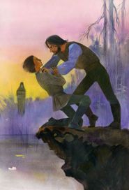 Кирьянова вода. Иллюстрация к сборнику сказов Таисьи Пьянковой