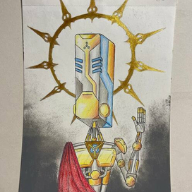 робот монах