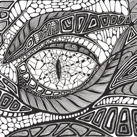 Глаз рептилии