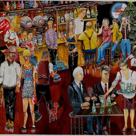 новый год в пабе