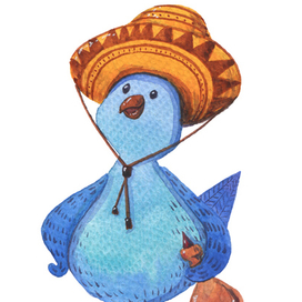 Птица в сомбреро