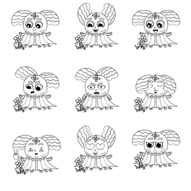 карта эмоций монстра