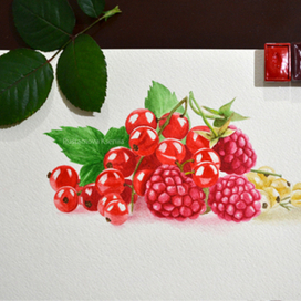 Красные ягоды