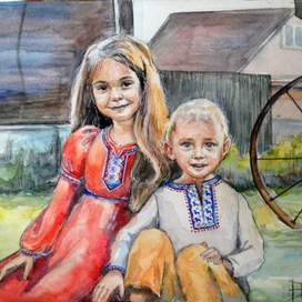 Детки в деревне