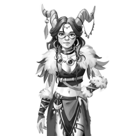 Концепт лесной девушки