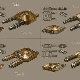 Твинс - концепт башни танка