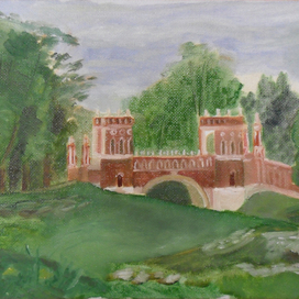 bridge in Tsaritsyno 