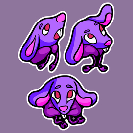 Мышь в толстовке(стикер)