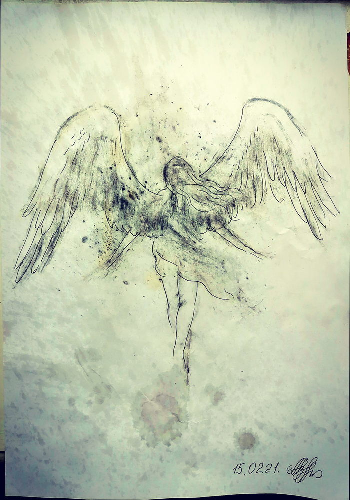 Уходящий ангел...