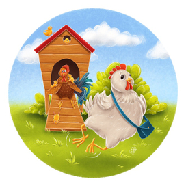 Весёлые куры