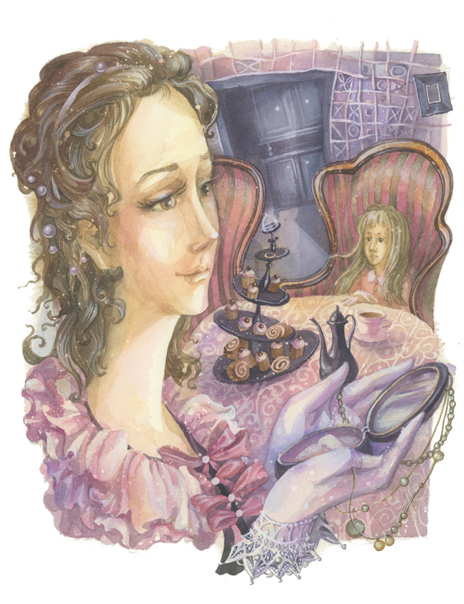 Розовое чаепитие