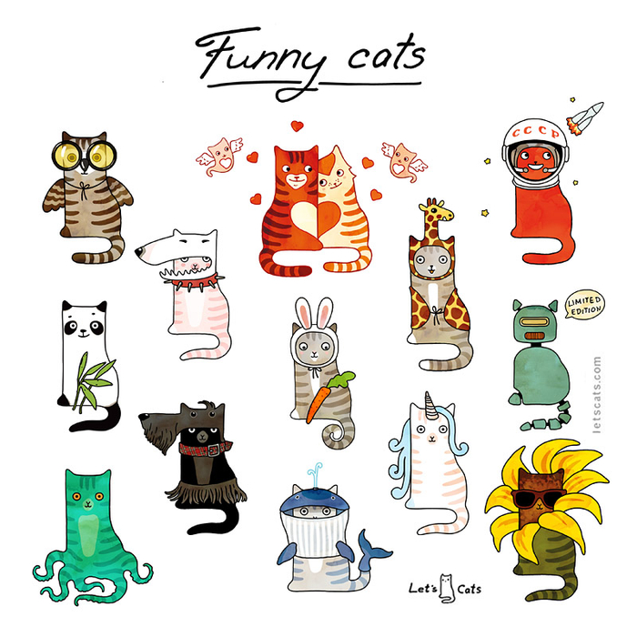 Прикольные котики 