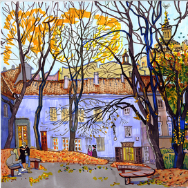 осень в Вильнюсе