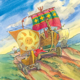 the fairy tale "Egor and the Frog"